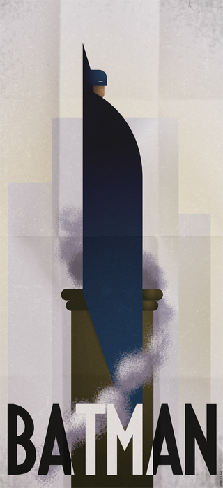 Illustration for article titled Fritz Lang's Silver Surfer, Bauhaus Iron Man, and other Art Deco superheroes